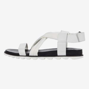 SOREL Roaming Decon Sandal Sea Salt White and Black